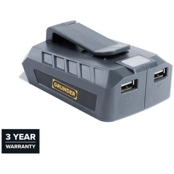 GRUNDER Lādētājs Grunder ADP-01 2xUSB, 18 V