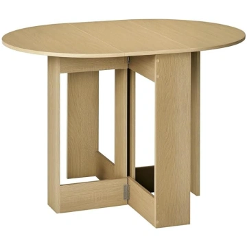 HOMCOM Folding Dining Table Space Saving Drop Leaf