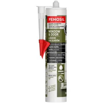 Silikona hermētiķis PENOSIL Window&Door caurspīdīg
