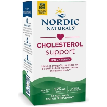 Holesterīna atbalsts, 60 mīkstās želejas Nordic Na