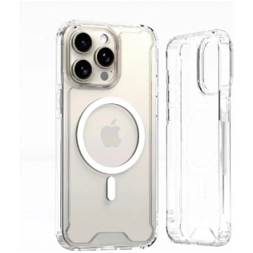 Clear Corner Case MagSafe for iPhone 16 - Clear
