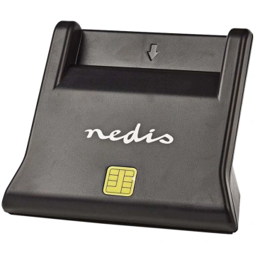 Nedis CRDRU2SM3BK - SMART card reader - USB 2.0 CR