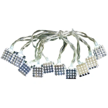 Christmas Light MagicHome Metāla kubs, sudrabs, 2x