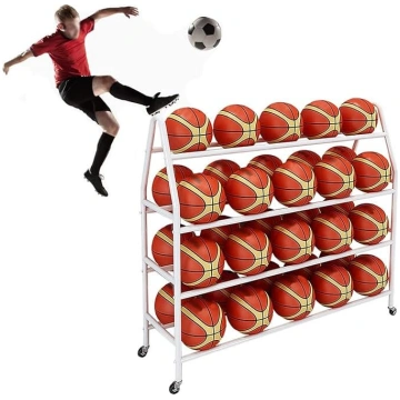 4 pakāpju basketbola stends ar riteņiem Viegli sam