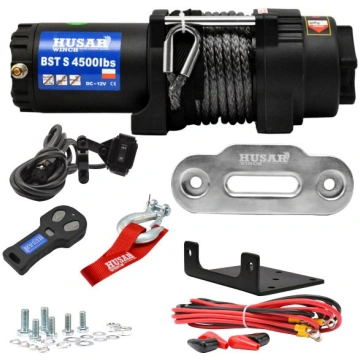 HUSAR WINCH Vinča kvadrocikliem un ATV BSTS4500LBS