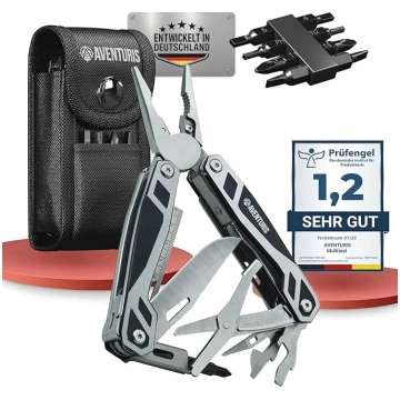 Aventuris Multitool rīks no nerūsējošā tērauda ar