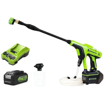 Greenworks 24v spiediena mazgātājs g24pwk4 - lādēt