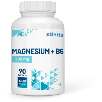 Magnijs 500 mg + B6, 90 kapsulas Stivits