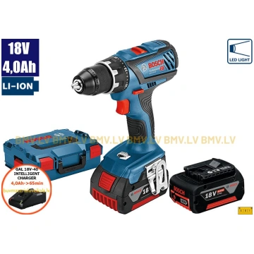 Urbjmašīna/Skrūvgriezis Bosch GSR 18V-28 (2x4,0Ah,