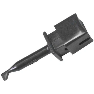 Clip-on probe; hook type; 10A; black; Contacts: be