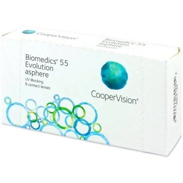 Biomedics 55 Evolution (6 lēcas) CooperVision