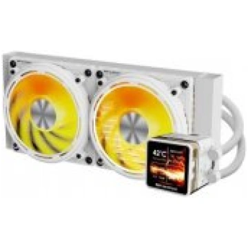 DarkFlash DE240 120mm Liquid CPU Cooler White dzes