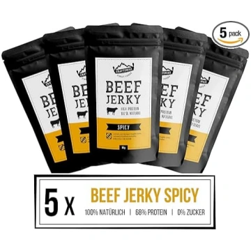 Craftsman Beef Jerky Spicy | Bez cukura | No Vācij