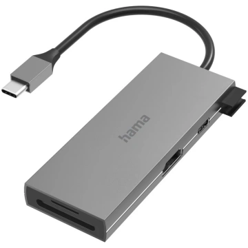 Hama 00200110 USB-C Hub, Multiport, 6 Ports, 2 x U