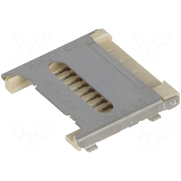 Connector: for cards | SD Micro | shielded,with hi