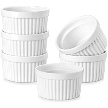 MALACASA, Ramekinu sērija, Creme Brulee bļodas, 6 