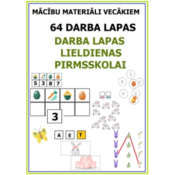 DARBA LAPAS - LIELDIENAS PIRMSSKOLAI - Mācību mate
