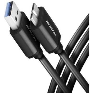Kabelis Axagon BUMM3-AM10AB, Micro USB type B/USB-