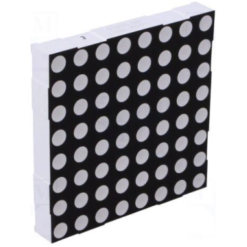 Display: LED | matrix | 8x8 | yellow-green | 3÷6mc