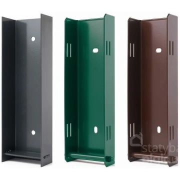 Pasētas turētājs metāla 300x50mm ZN+RAL
