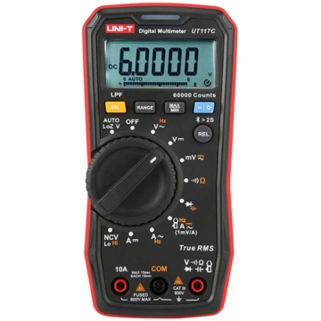 Uni-T UT117C Digitālais multimetrs, 600V AC/DC, 10