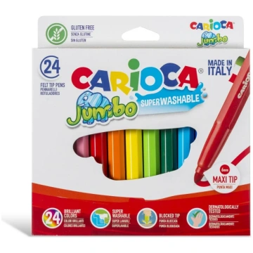 CARIOCA JUMBO flomāsteri, 24 krāsas, gab