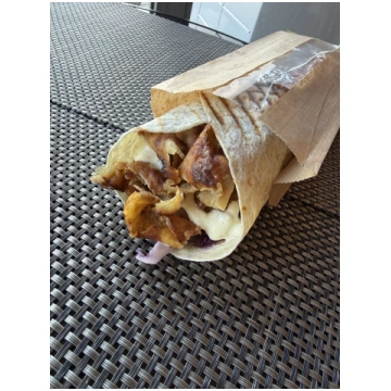 Kebabs lavašā