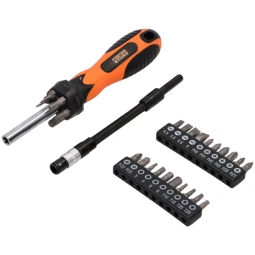 Skrūvgriezis + 28 uzgaļi, FASTER TOOLS 728