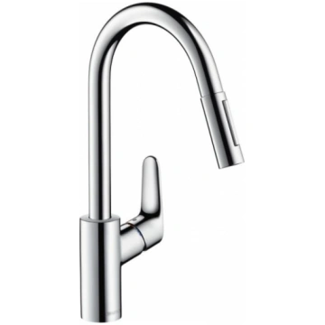 Hansgrohe virtuves izlietnes maisītājs ar izvelkam