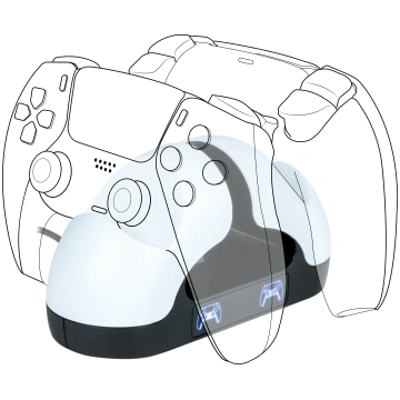 Bigben Interactive Bigben Dual Charging Station, P