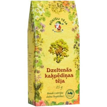 RŪĶĪŠU TĒJA Dzeltenās kaķpēdiņas beramā tēja, 25 g