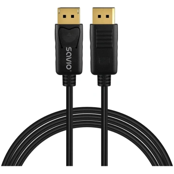 Savio CL-206 DisplayPort cable 3 m Black