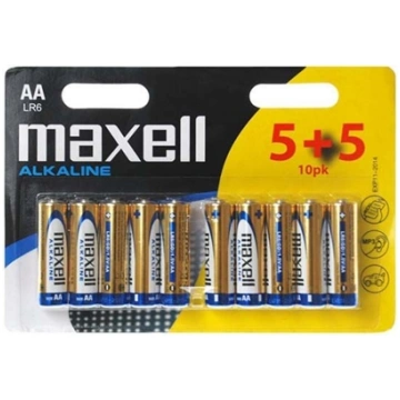 Maxell Bateria AA / R6 10 szt. LR6 10BP