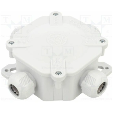Enclosure: junction box; X: 80mm; Y: 80mm; Z: 45mm