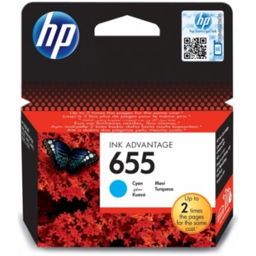 ICZ110AE#BHK Tinte HP 655 cyan