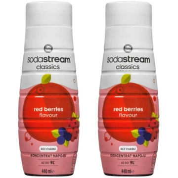2x SodaStream Red Berries Zero sīrups 440ml
