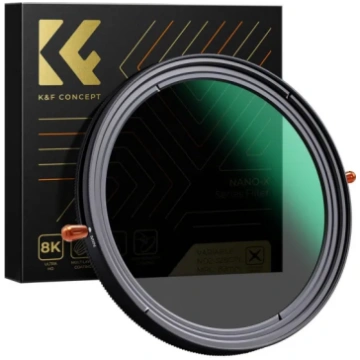 K&F Concept K&F 82mm ND2-ND32 (1-5 Stop) Variable 