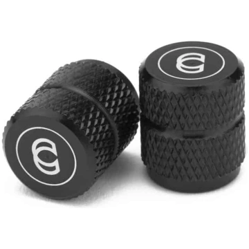CINEMA ALLOY VALVE CAPS - gold