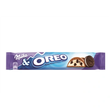 Šokolādes batoniņš MILKA Oreo 37g