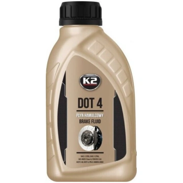 Sintētiskais bremžu šķidrums K2 Dot 4, 500 ml