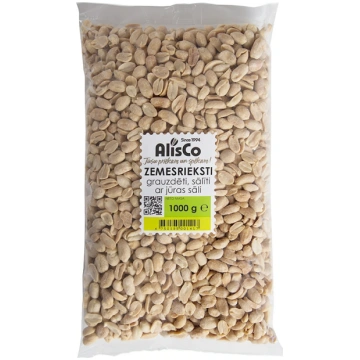 Zemesrieksti lobīti grauzdēti sālīti 1kg | Alis Co
