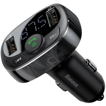 BASEUS T tipa FM Bluetooth 4.2 MP3 raidītājs + 2x 