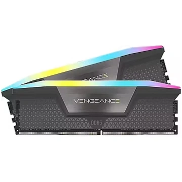 Corsair Vengeance RGB Black, DDR5, 32GB, 6000MT/s,
