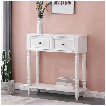 Console Table with 2 Drawers, 80.5 x 30 x 85 cm, S