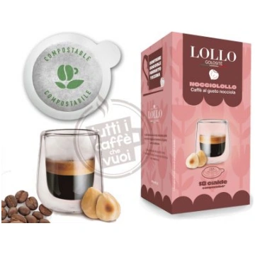 Cialde nocciolollo caffe aromatizzato nocciola