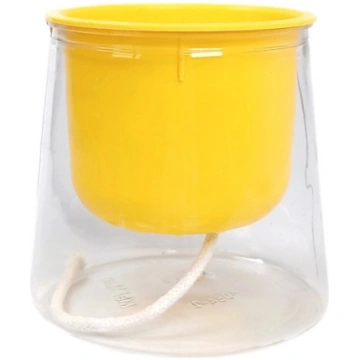 Self-watering Flowerpot - 14.5cm - White - With Ir