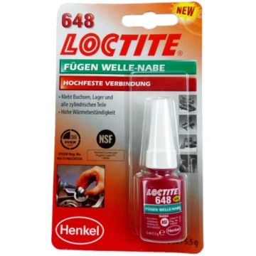 LOCTITE 648 Bukšu un gultnu līme 1804041 5 ML 1804
