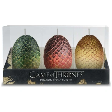 Game of Thrones: Sculpted Dragon Egg Candles Insig