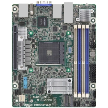 ASRock Mainboard B550D4ID-2L2T mini-ITX gniazdo AM