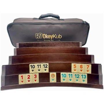 Ģenerisch OkeyKub Premium roku darbs, ovāls Rummy 